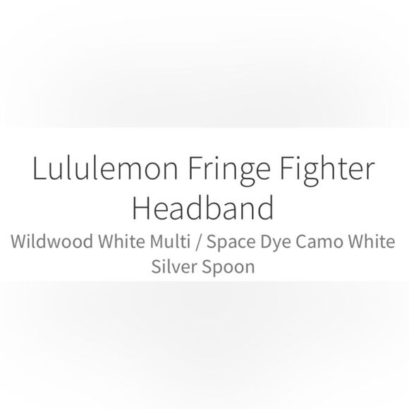 Lululemon Fringe Fighter Reversible Headband and Lululemon Uplifting Scrunchie - Picture 13 of 16